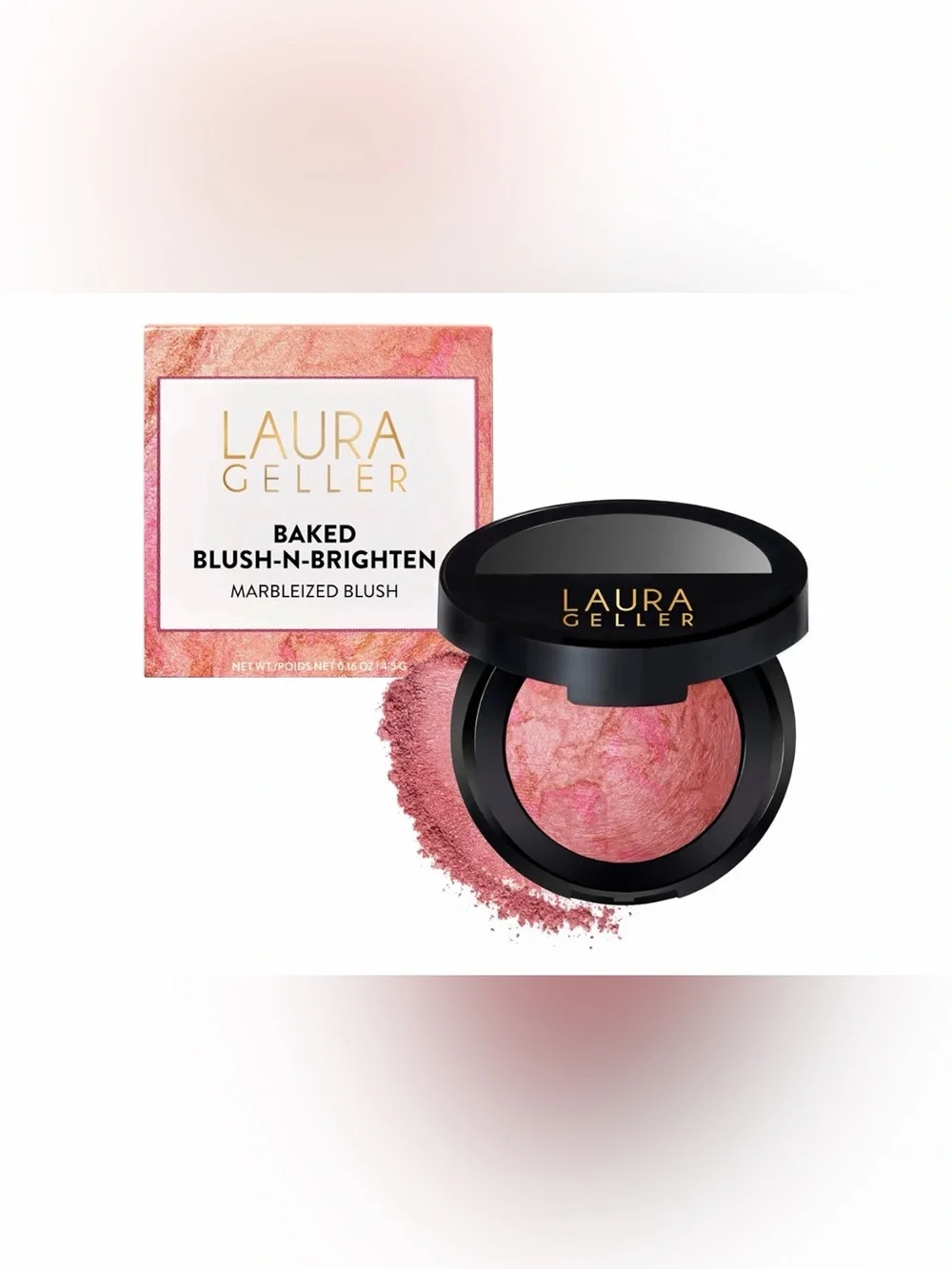 Laura Geller Baked Blush-N-Brighten Pink Buttercream 0.16 oz New in Box